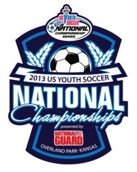 Official Logo for 2013 US Youth Soccer National Championships presented by National Guard